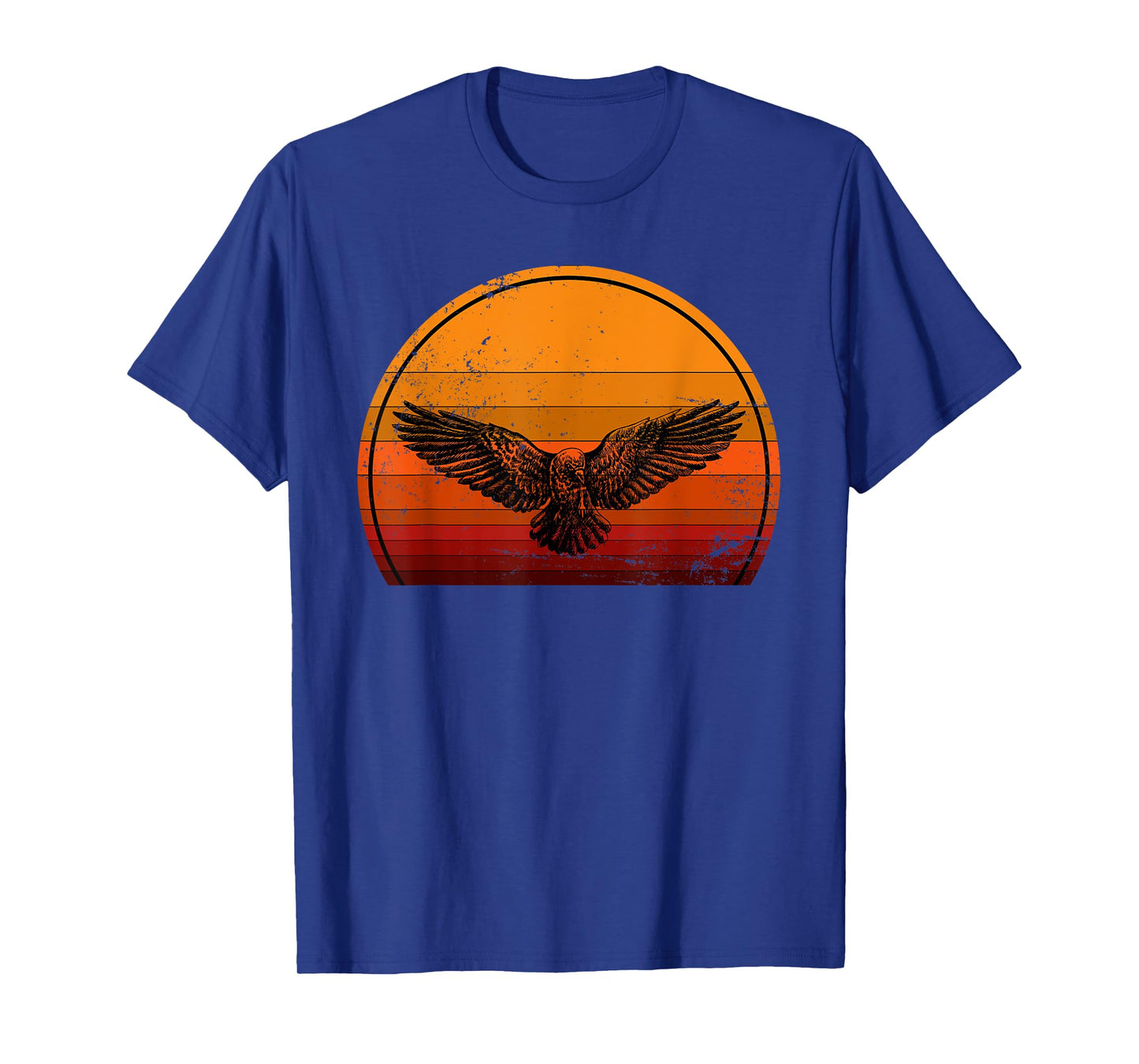 Scary Bird Raven Retro Gift Spooky Crow T-Shirt