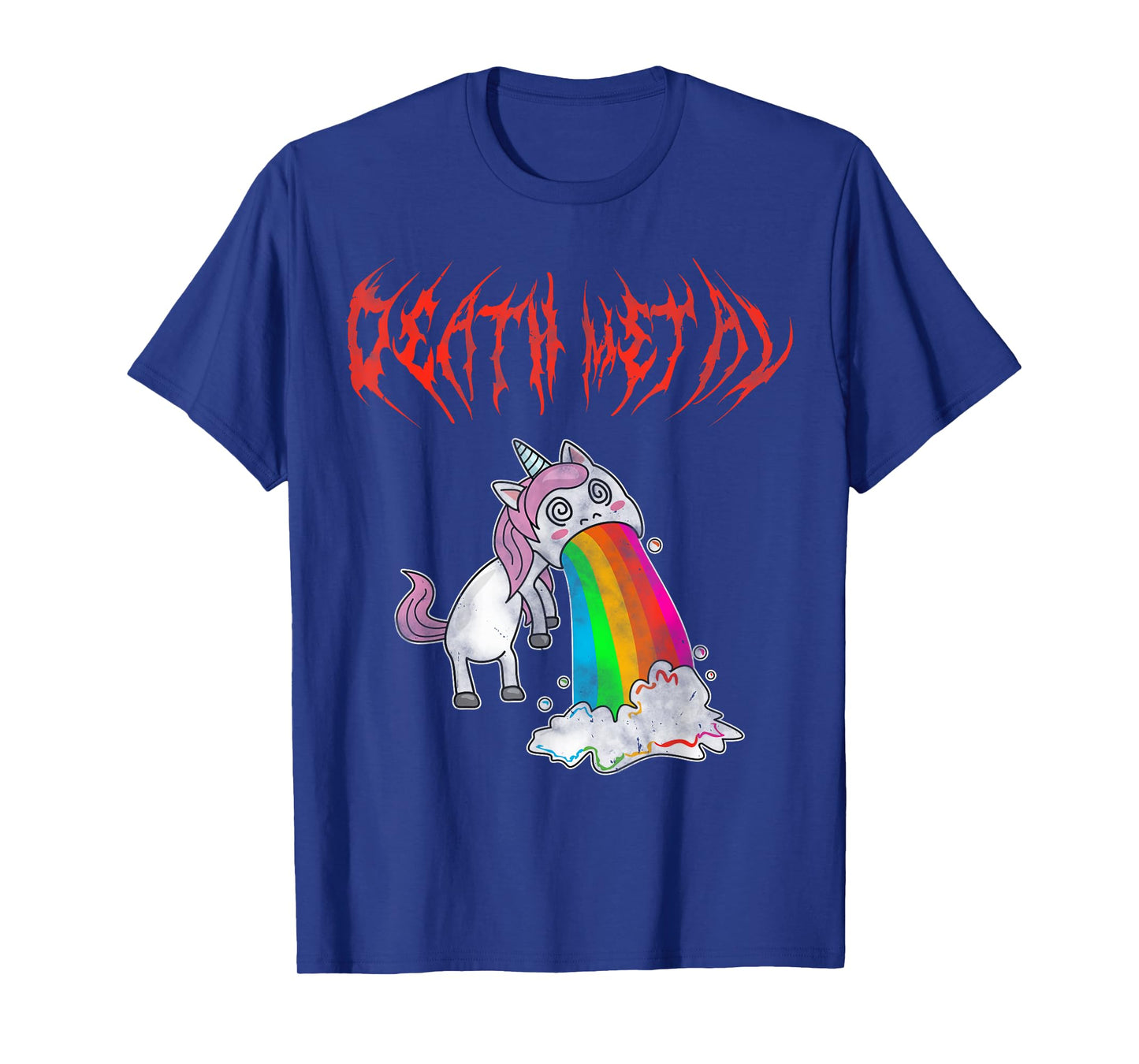Metal Festival Puking Unicorn Death Metal Unicorn Metalcore T-Shirt