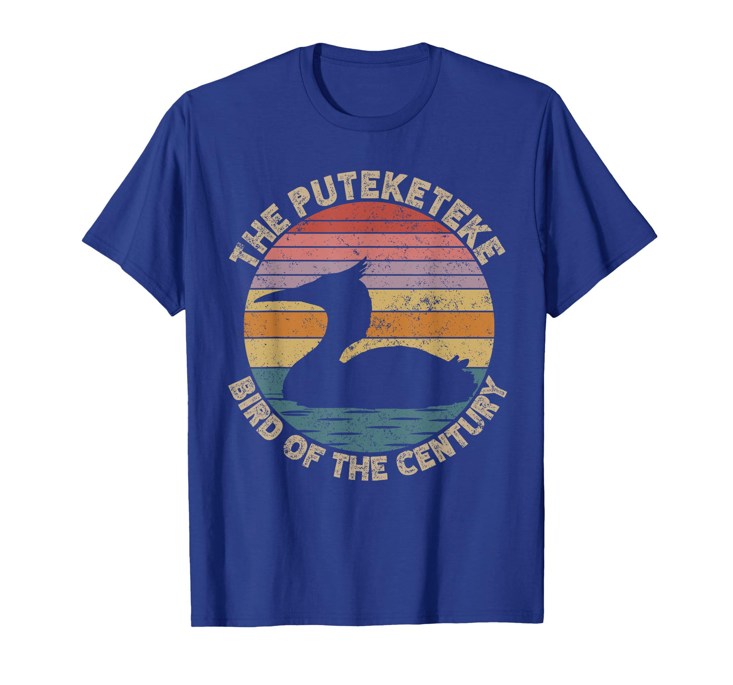 Puteketeke New Zealand's Bird Of The Century Vintage T-Shirt