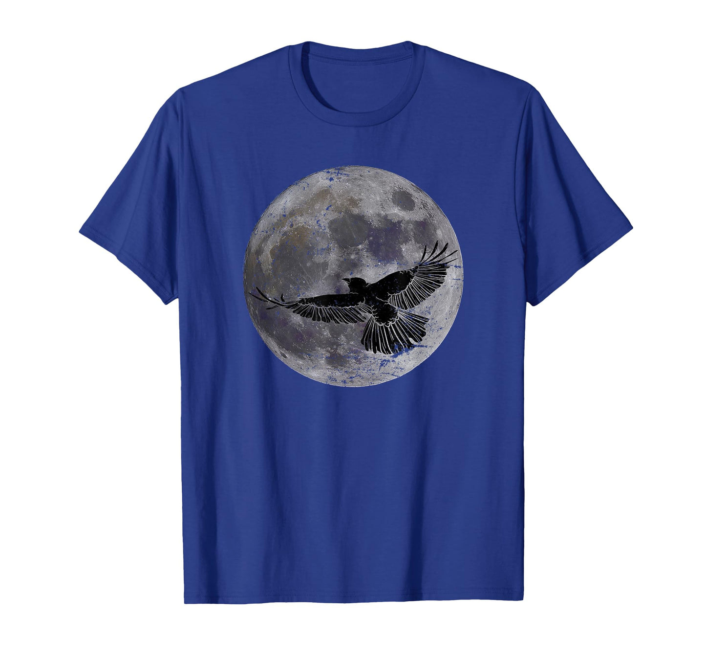Moon Crow Gift Halloween Night Scary Bird Raven T-Shirt