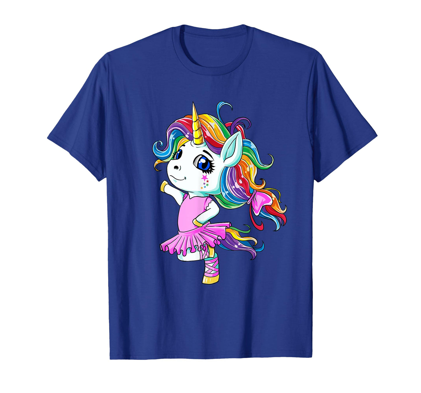 Rainbow Ballet Dancer Unicorn T-Shirt