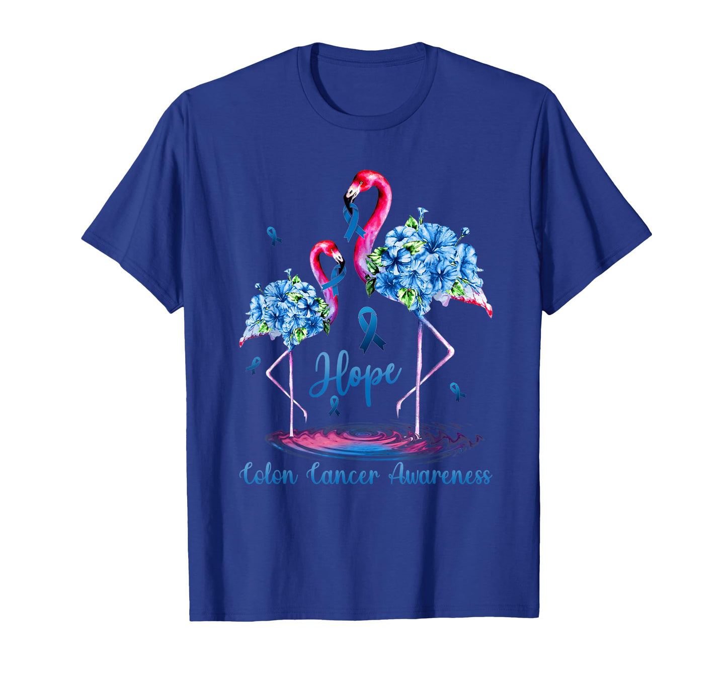 Flamingo Colon Cancer Awareness T-Shirt