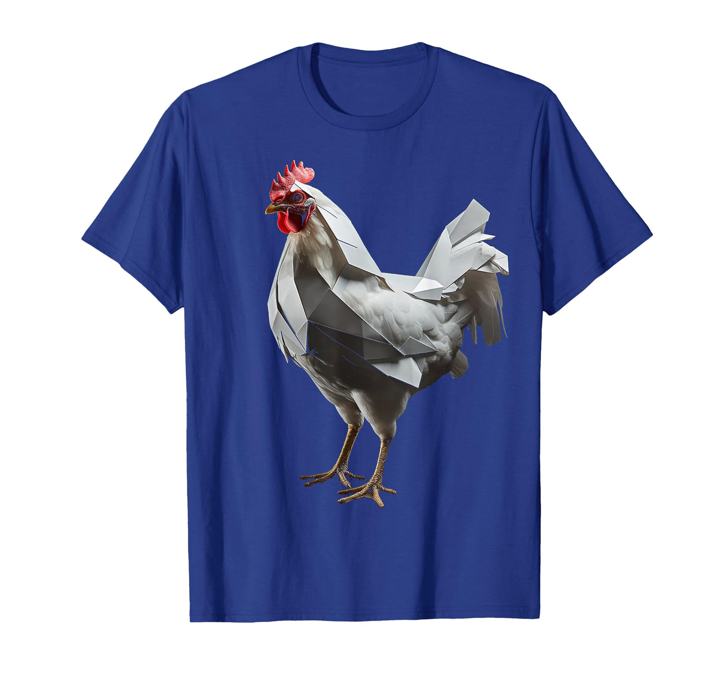 Chicken Art Polygon Animal Graphic Chicken T-Shirt