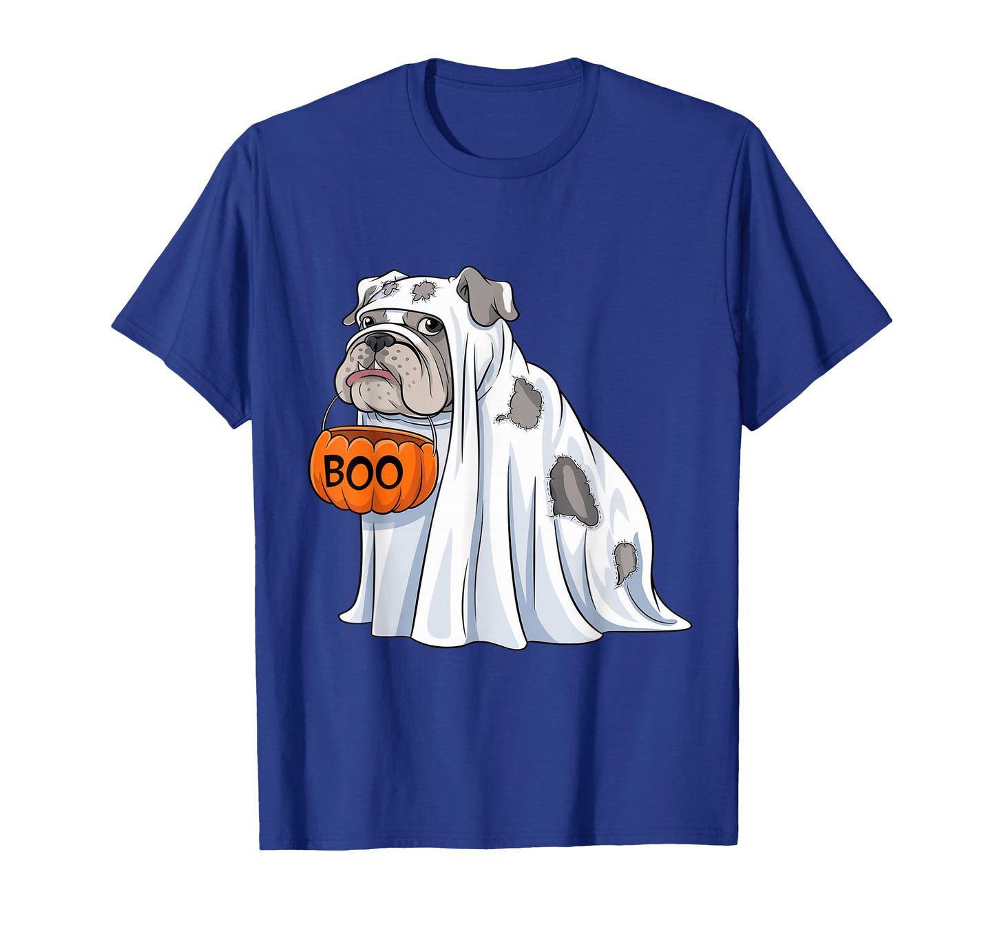 Halloween Dog English Bulldog Cute Ghost Costume Boo T-Shirt