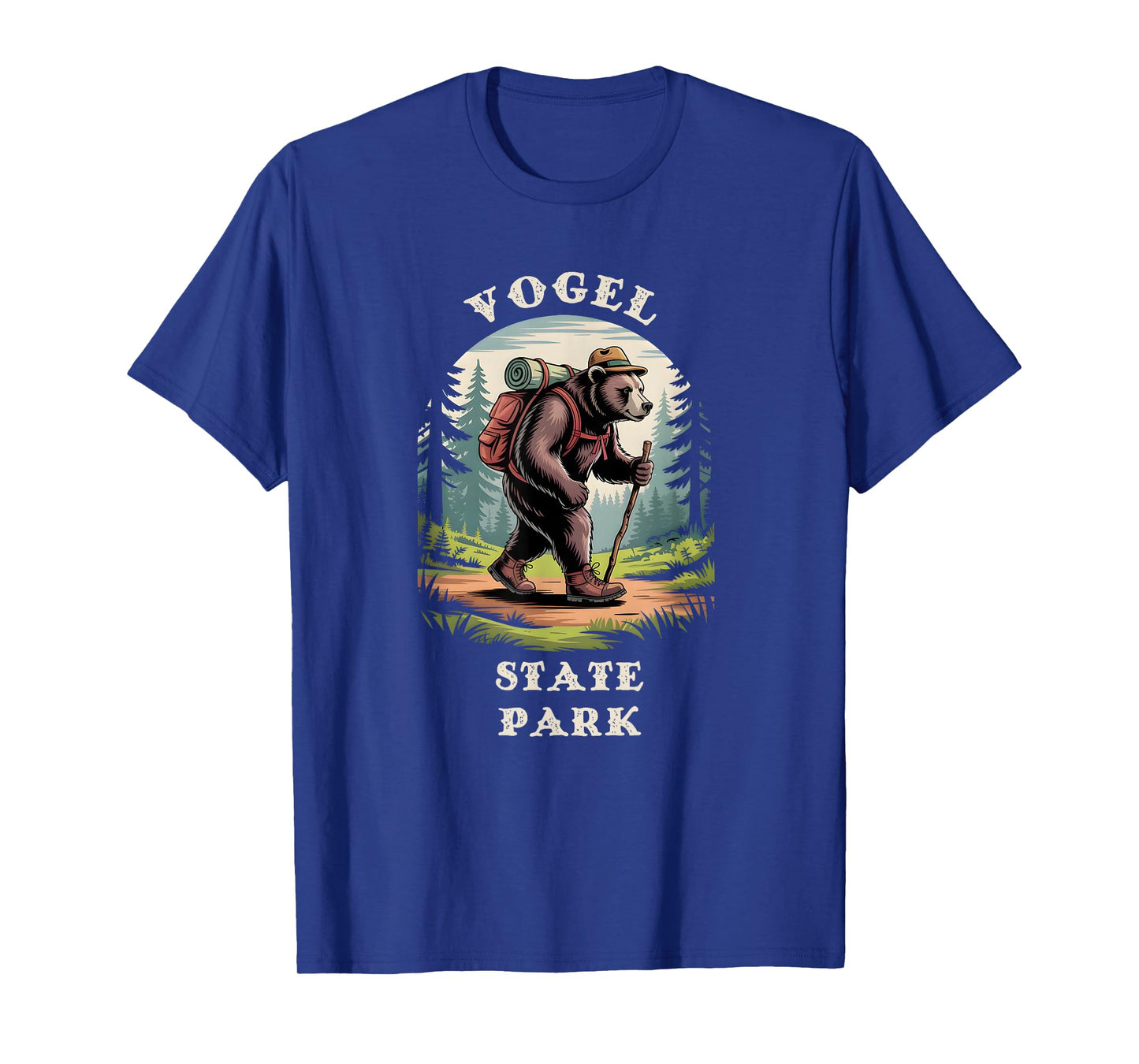 Vogel State Park, Georgia GA Mountains Hiking Bear T-Shirt