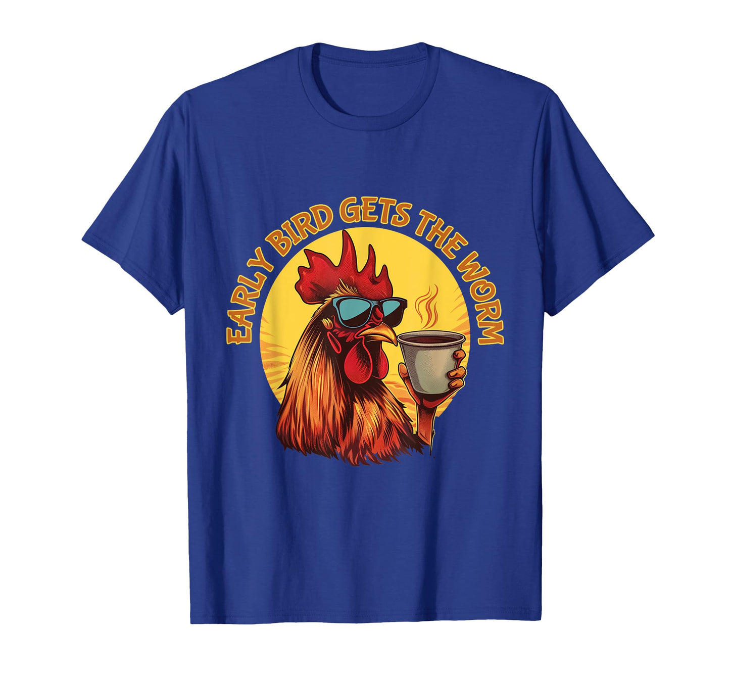 Funny Early Bird Morning Coffee Hustler T-Shirt