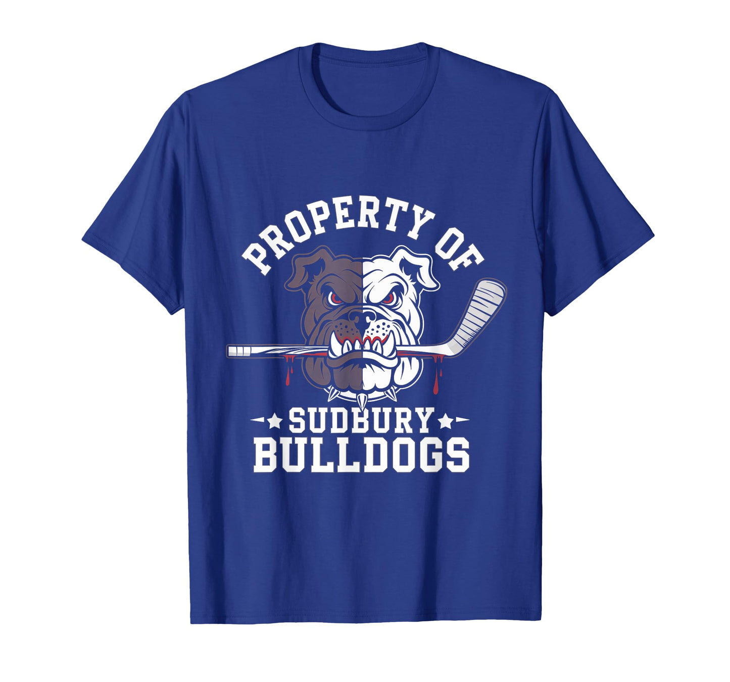 Property of Sudbury Bulldog Funny Hockey Dog Lover Funs T-Shirt for Men Women