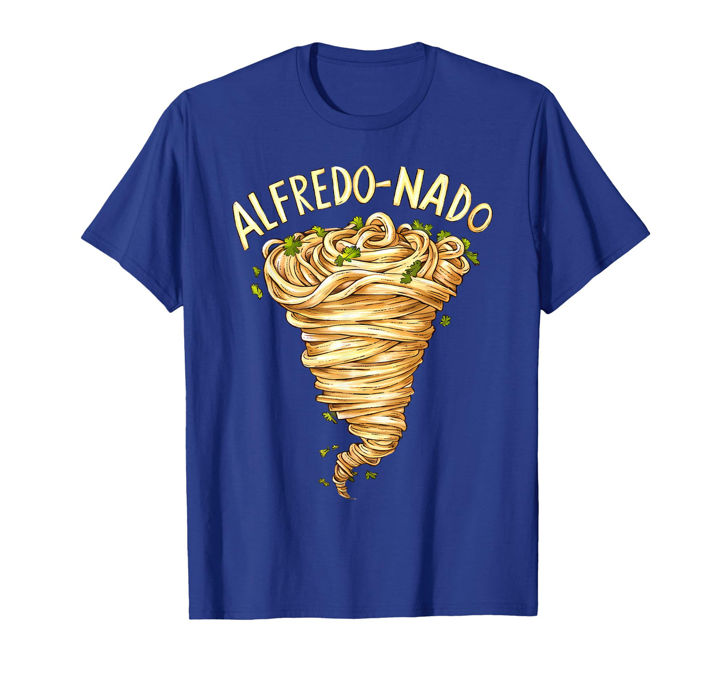 Alfredo Pasta Lover Food Fettuccine Sauce Tornado T-Shirt