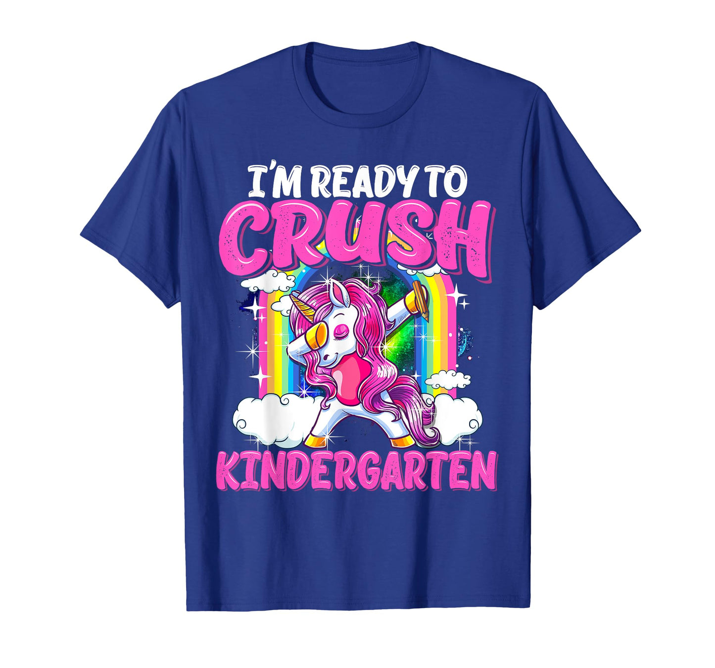 Kindergarten Dabbing Unicorn Back To School Girls Gift T-Shirt