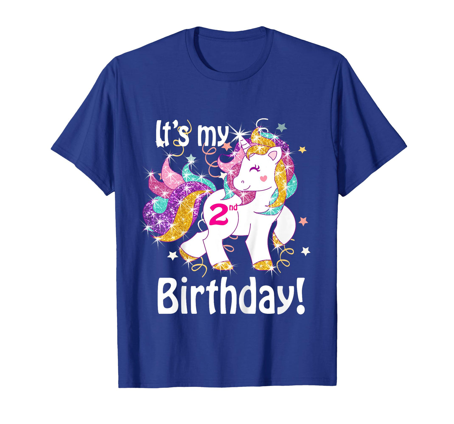 Its My 2nd Birthday Unicorn Outfits for toddler girls gift T-Shirt