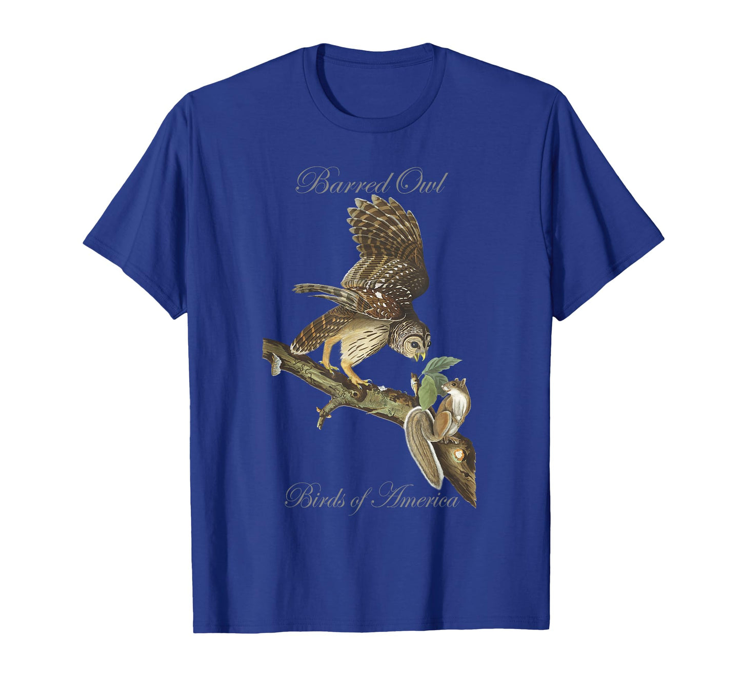 Barred Owl - Birds of America Series Audubon T-Shirt T-Shirt
