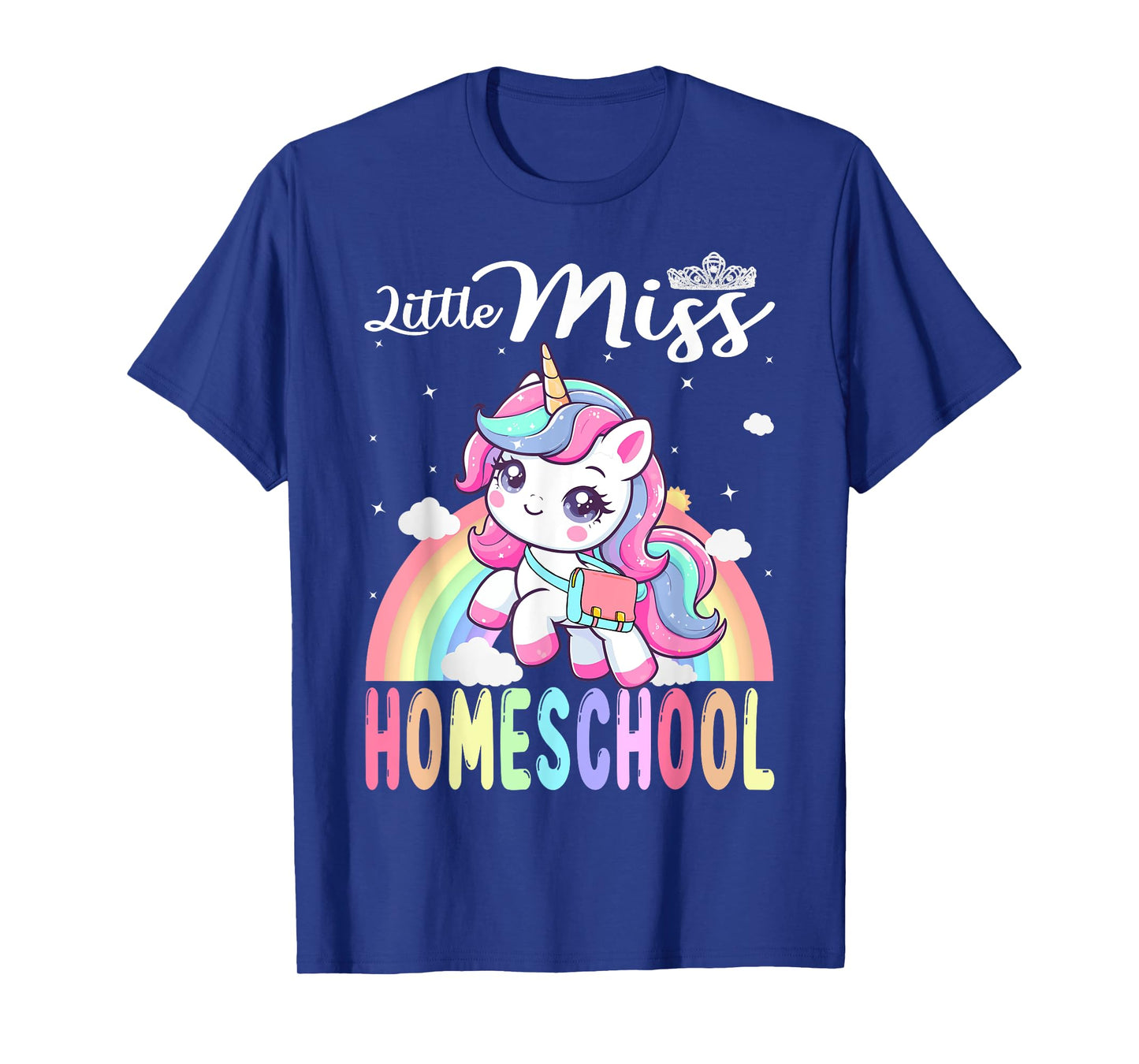 Little Miss Homeschool Back To School Girls Homeschool T-Shirt