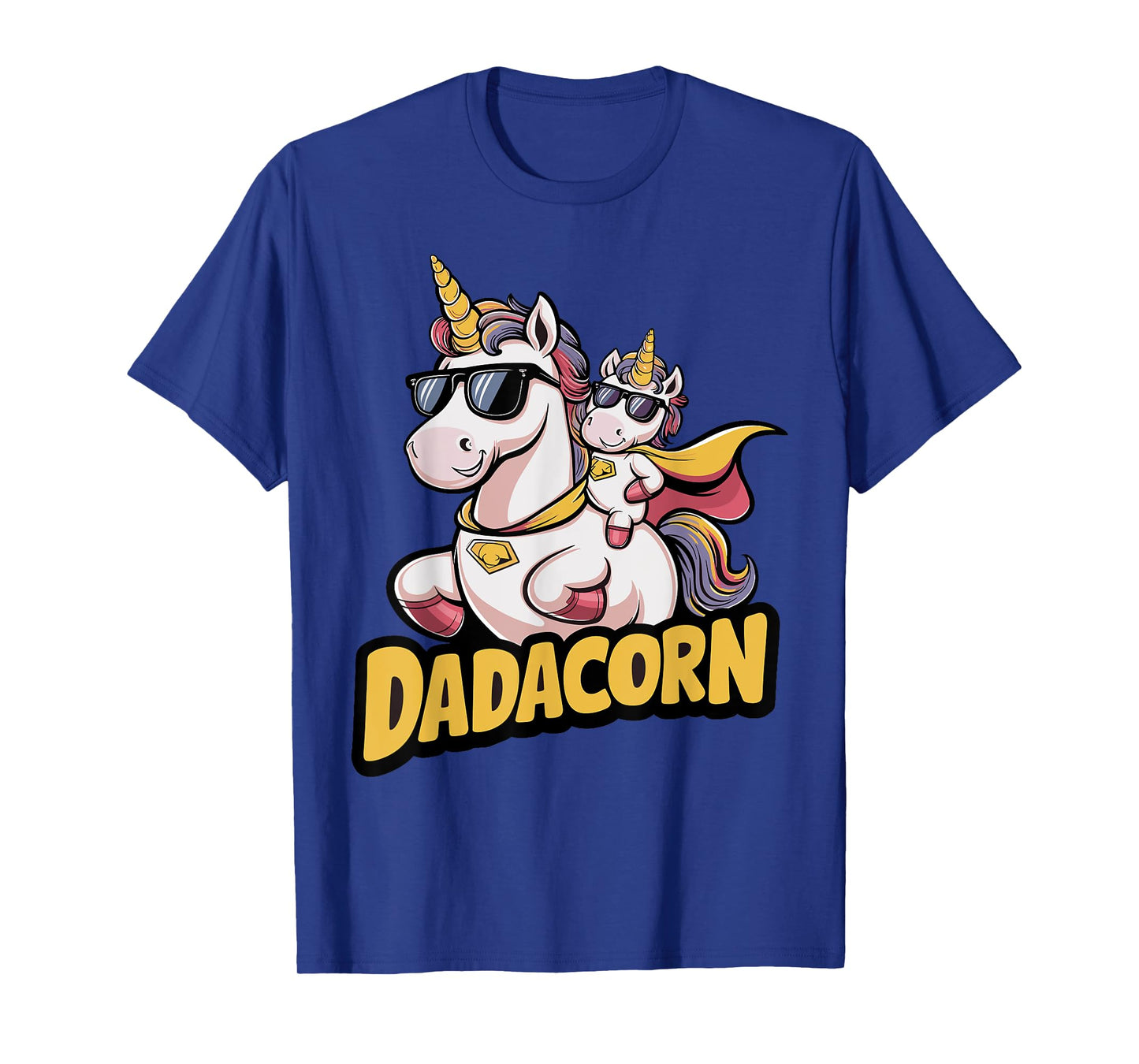 Dadacorn Unicorn Dad and Kid - Best Father's Day Funny T-Shirt