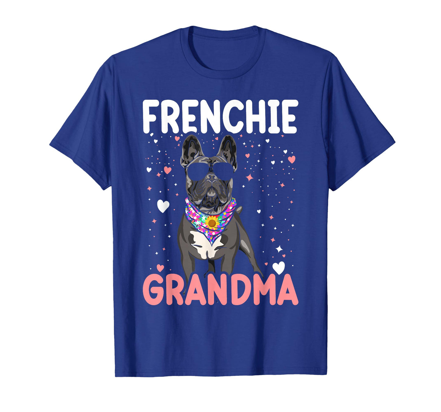 French Bulldog Grandma Frenchie Dog Funny Womens T-Shirt
