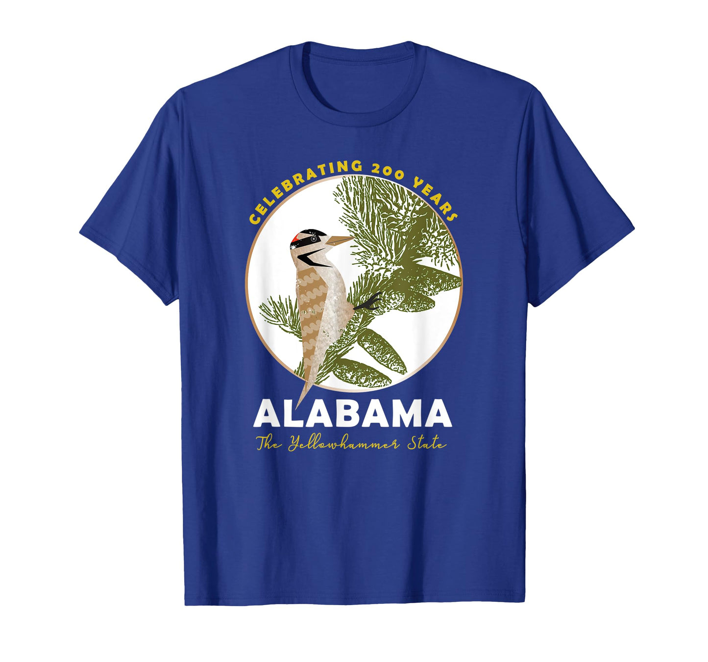 Alabama Bicentennial The Yellowhammer State 1819-2019 T-Shirt