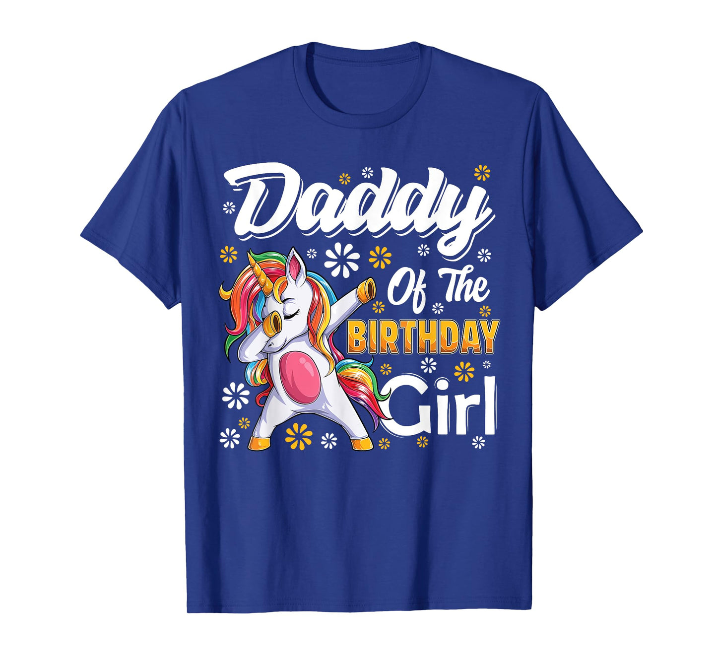 awesome dabbing unicorn birthday Daddy Family Matching T-Shirt