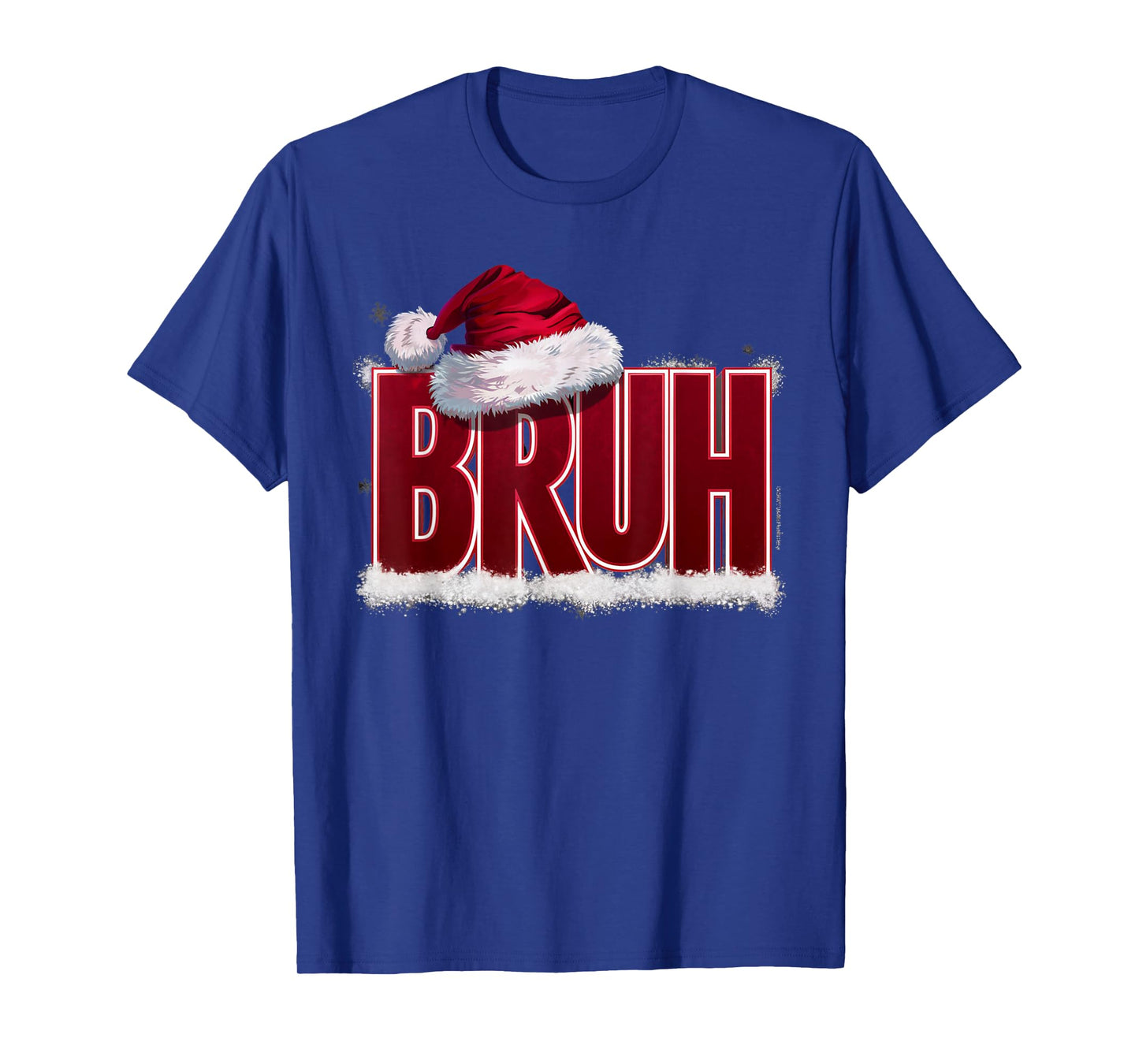 Bruh Funny Christmas Teens Boys Kids Xmas Pajamas T-Shirt