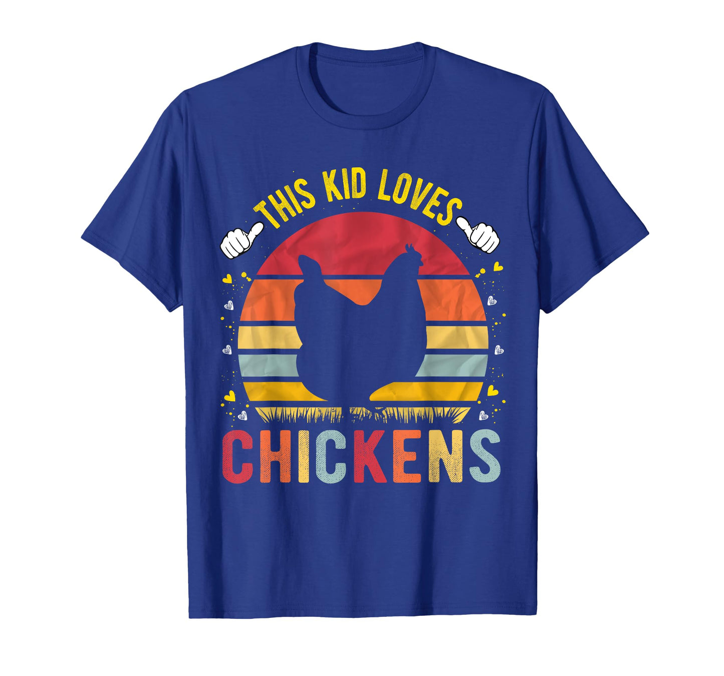 This Kid Loves Chickens Boys and Girls Chicken Gift T-Shirt