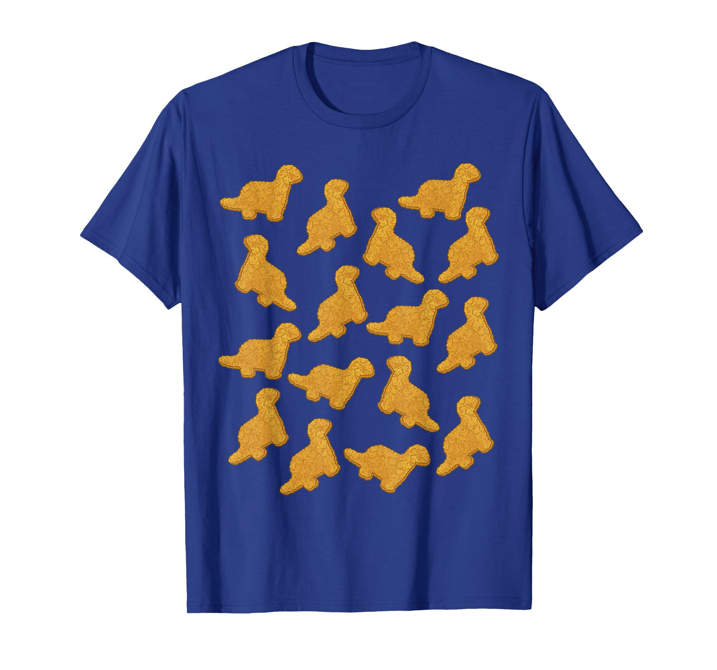 Dino Chicken Nugget Pattern T-Shirt