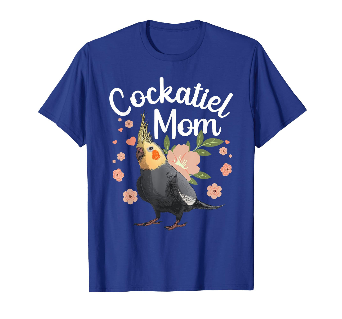 Cool Cockatiel Art For Mom Women Parrot Parakeet Bird Lover T-Shirt