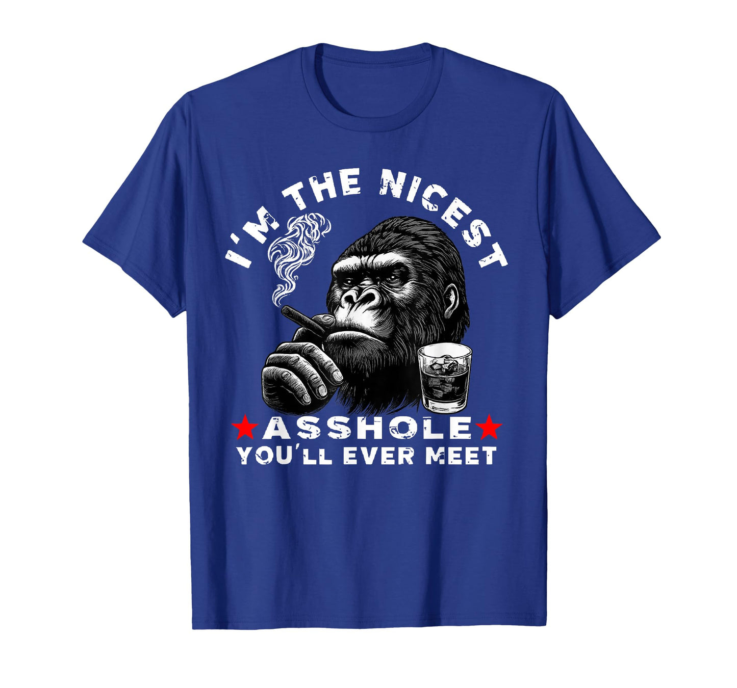 I'm The Nicest Asshole You'll Ever Meet Monkey T-Shirt