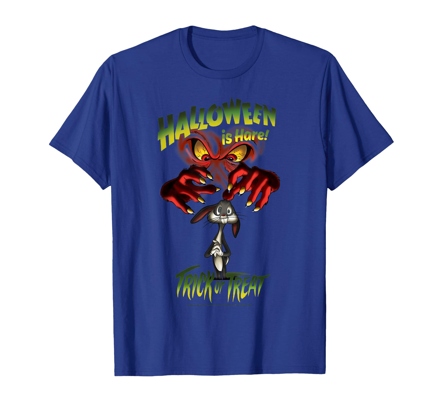 Looney Tunes Halloween Gossamer & Bugs Halloween Is Hare T-Shirt