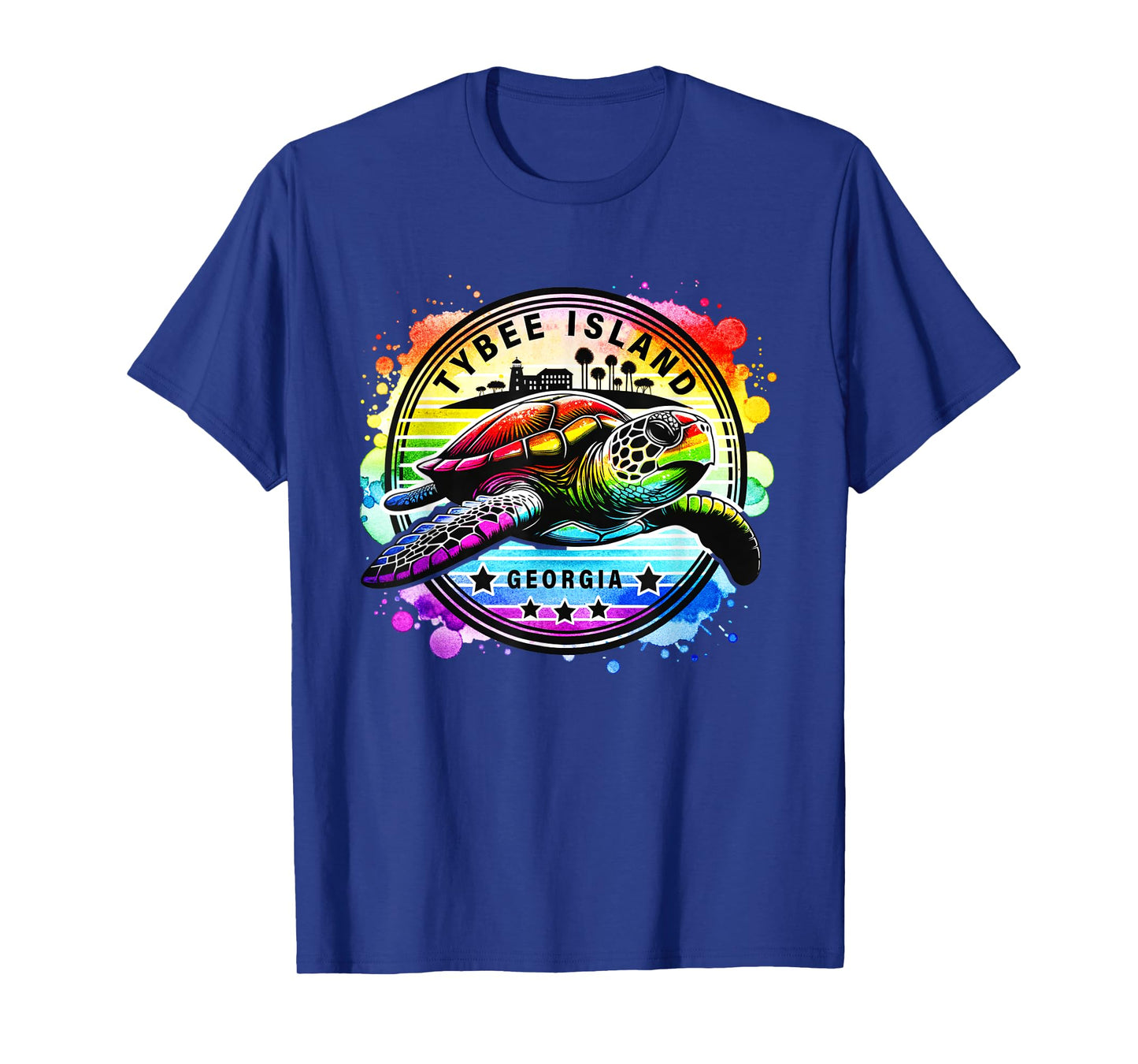Tybee Island Georgia Sea Turtle GA T-Shirt