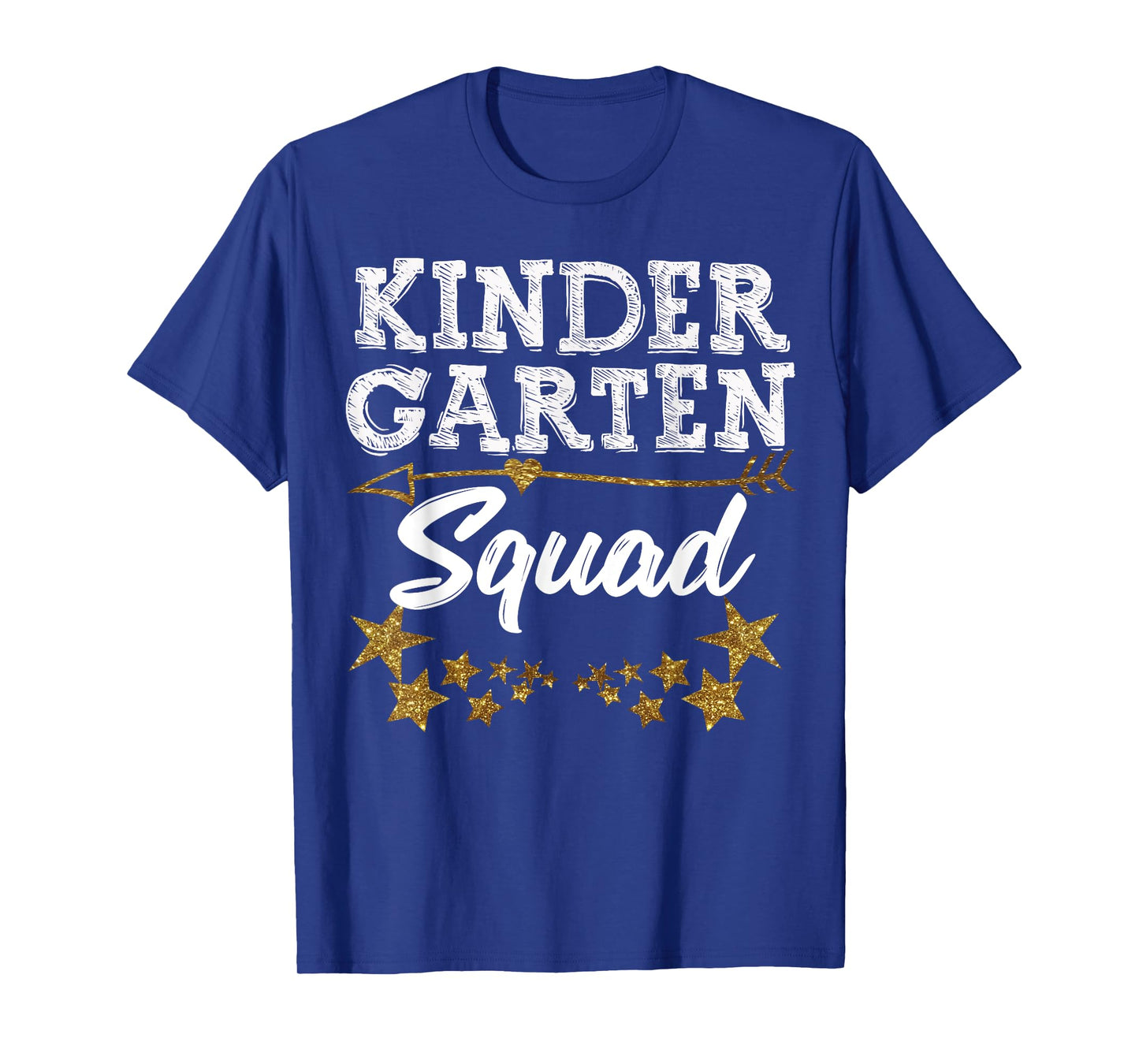 Kindergarten Squad Gold Star Fun Kids Back To School Tee T-Shirt