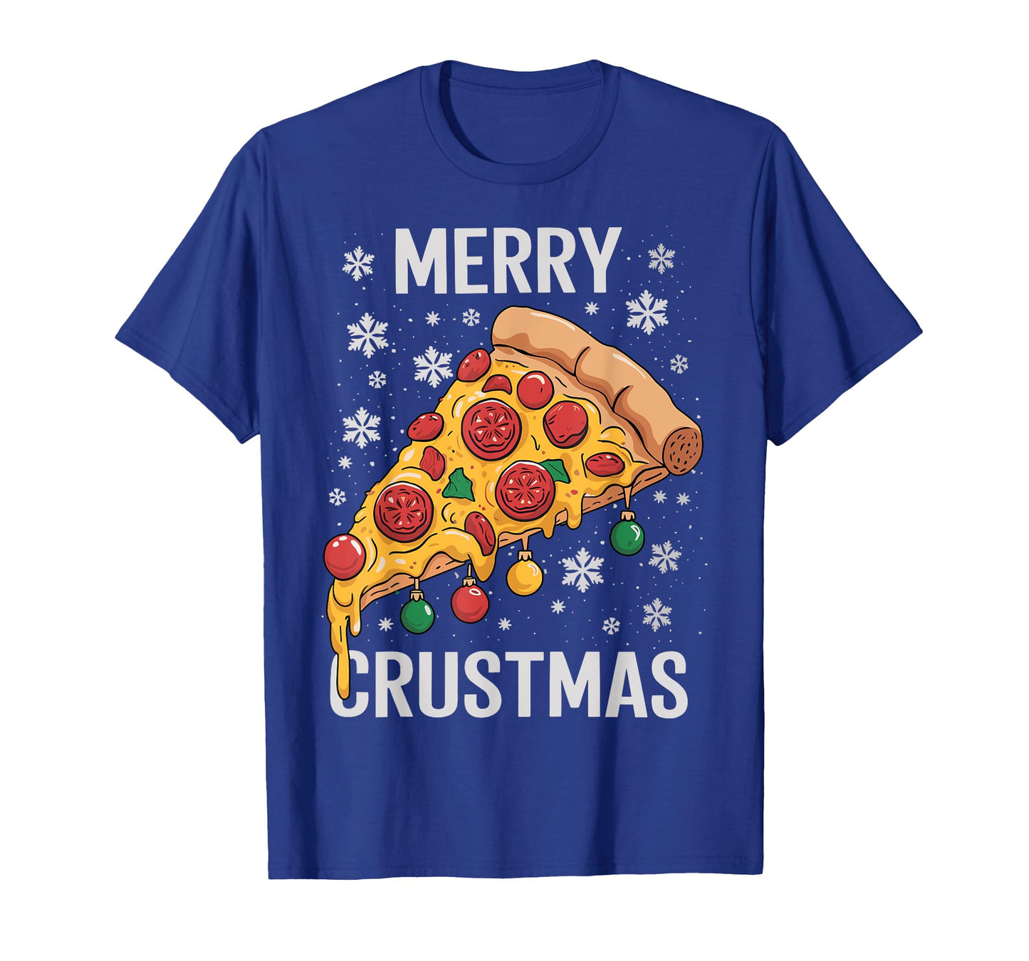 Merry Crustmas Pizza Christmas Xmas T-Shirt