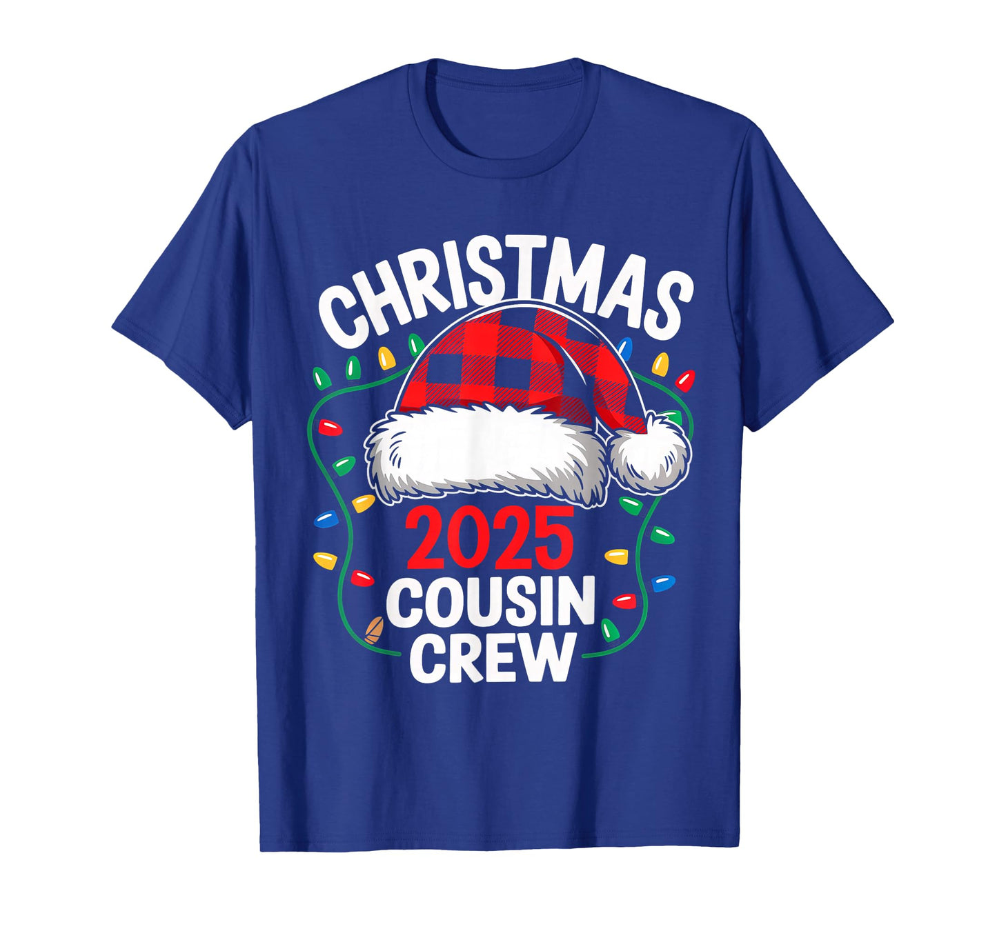 Merry Christmas Cousin Crew 2025 Family Matching Xmas 2025 T-Shirt