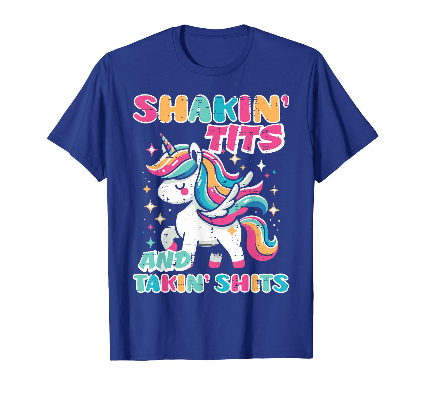 Inappropriate Shakin Takin Unicorn Funny Humor Joke Women T-Shirt