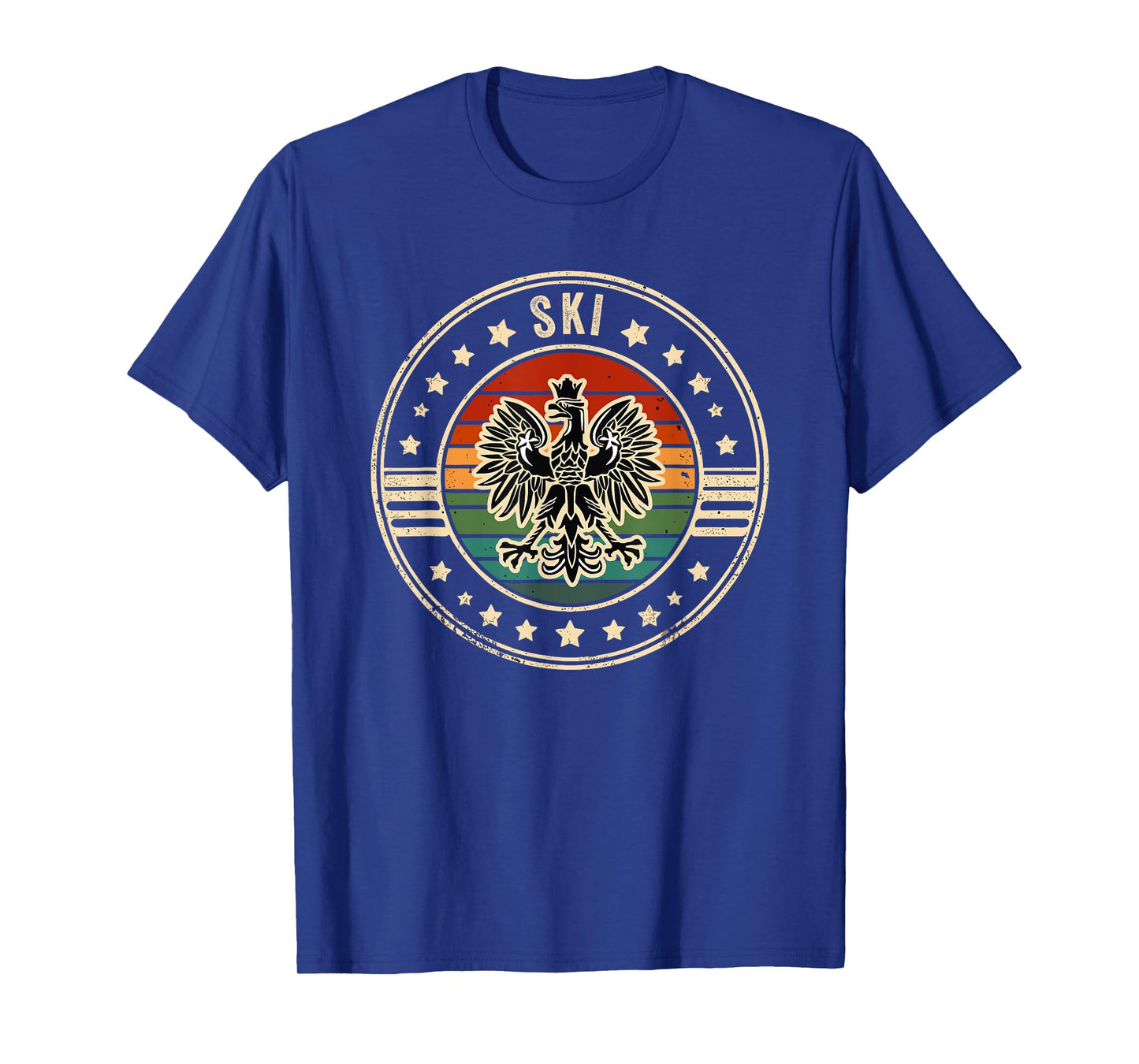 Ski Polish Surname Poland Heritage Polski Eagle Dyngus Day T-Shirt