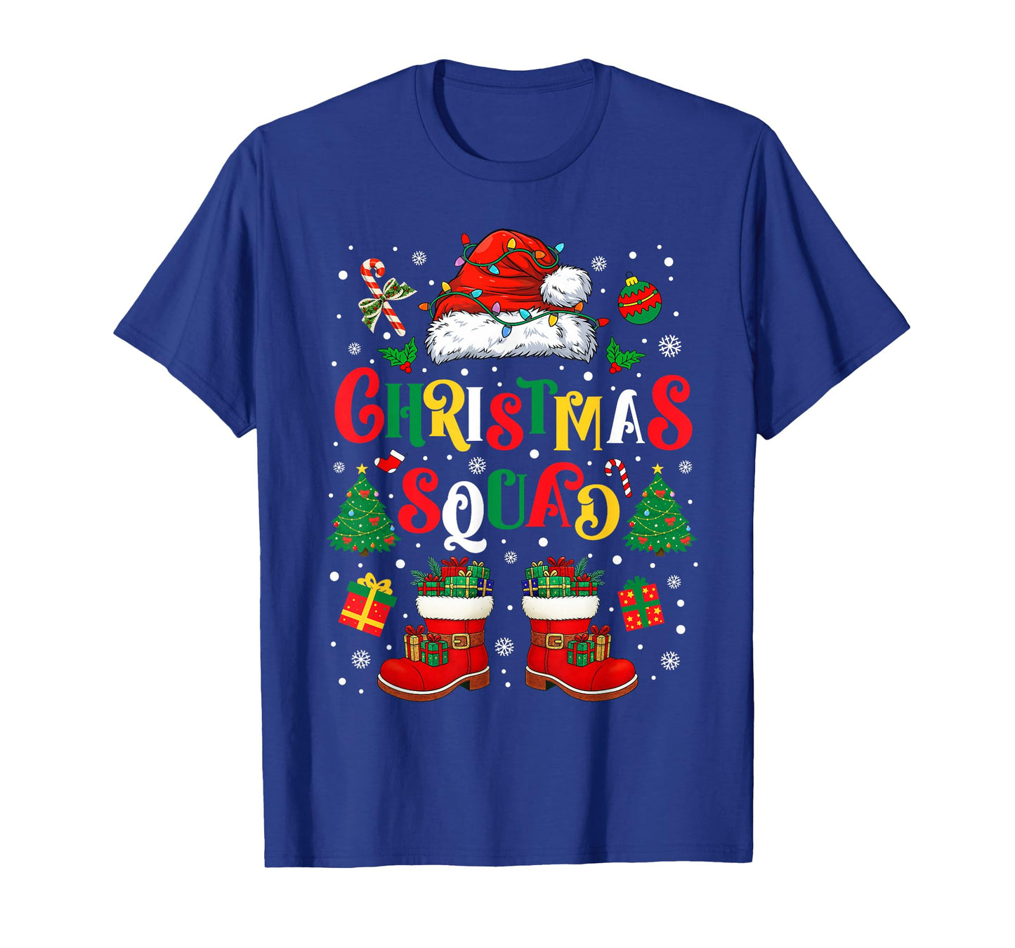 Christmas Squad Xmas PJ Christmas Pajamas Family Kids Friend T-Shirt