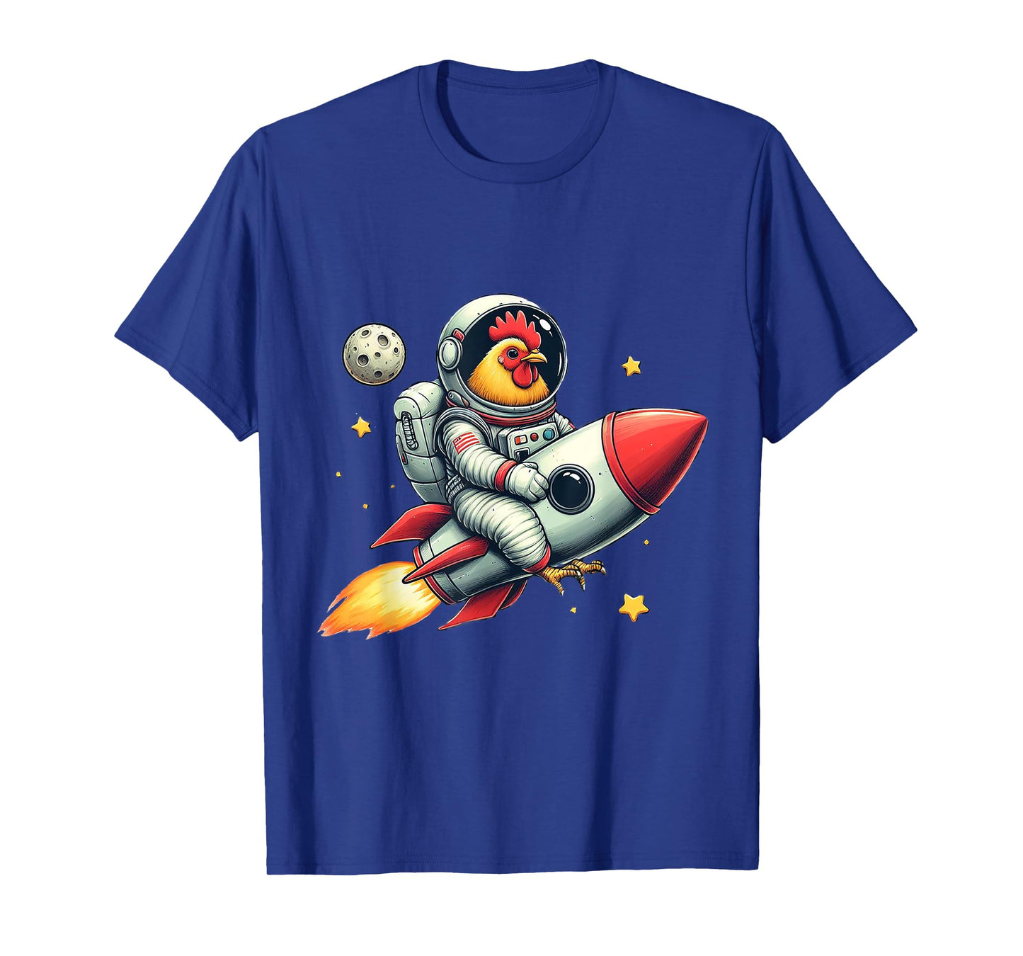 Space Astronaut Chicken A Stellar Pick for Chicken Lovers T-Shirt