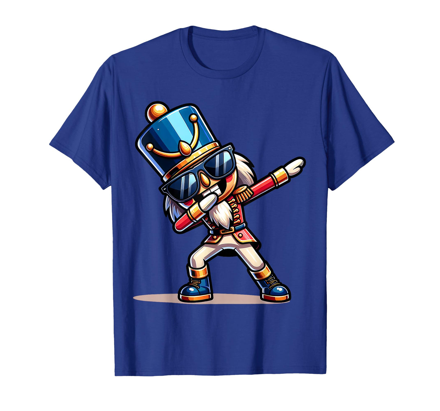 Christmas Nutcracker Dabbing Boys Santa Xmas Funny T-Shirt