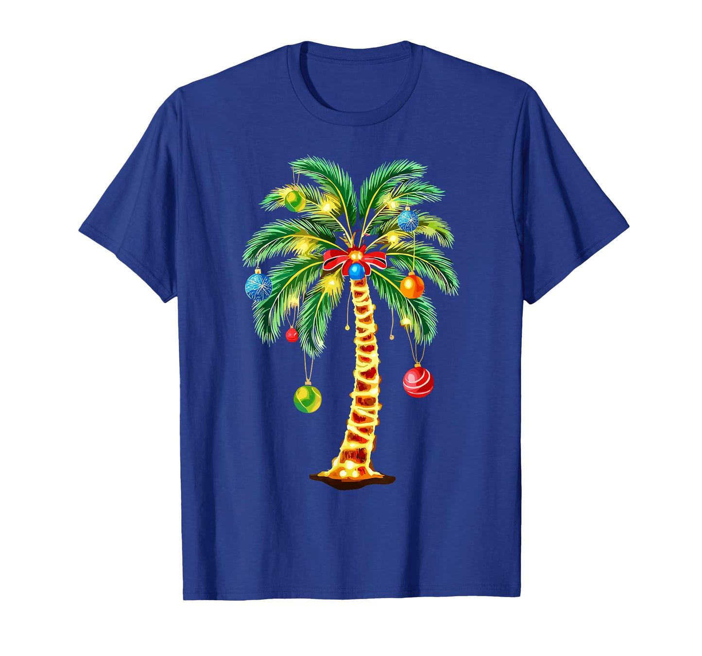 Christmas Palm Tree Hawaiian Xmas T-Shirt