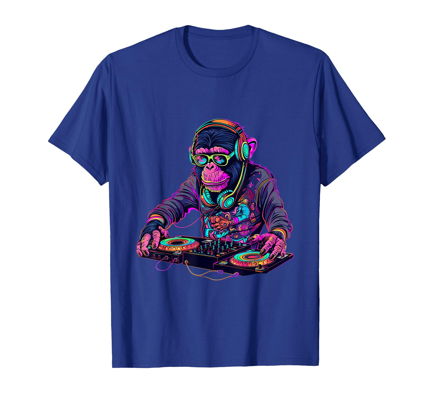 DJ Monkey Turntable DJ Monkey Techno House Beatmaker EDM T-Shirt