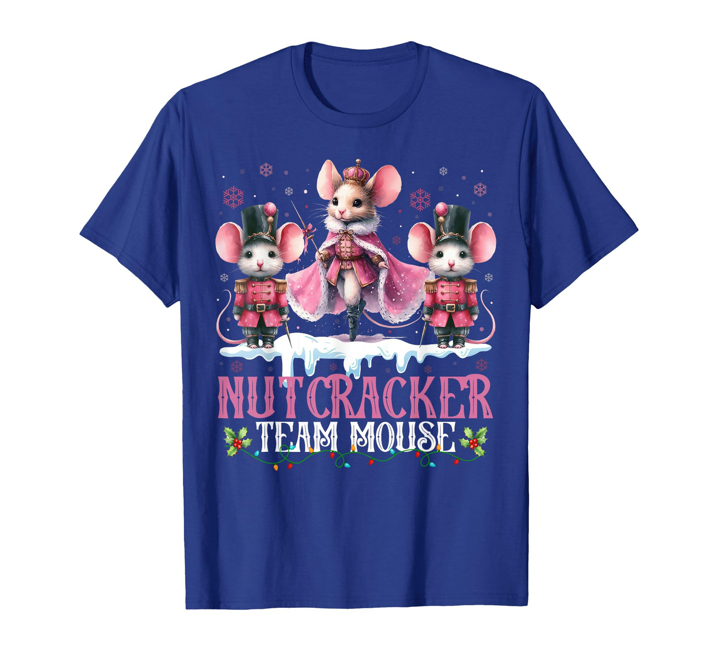 Nutcracker Team Mouse Christmas Dance Ballet Merry Christmas T-Shirt