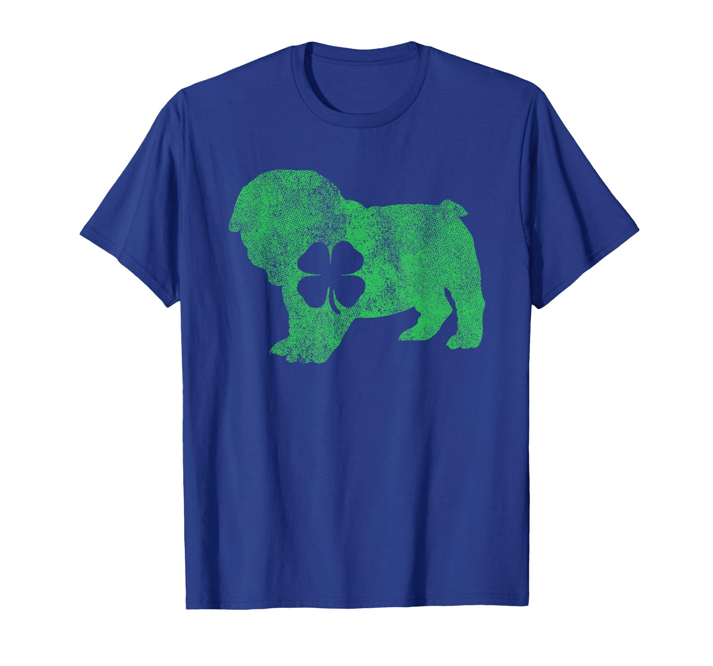 St. Patrick's Day Dog Bulldog Shamrock Men Women Gift T-Shirt