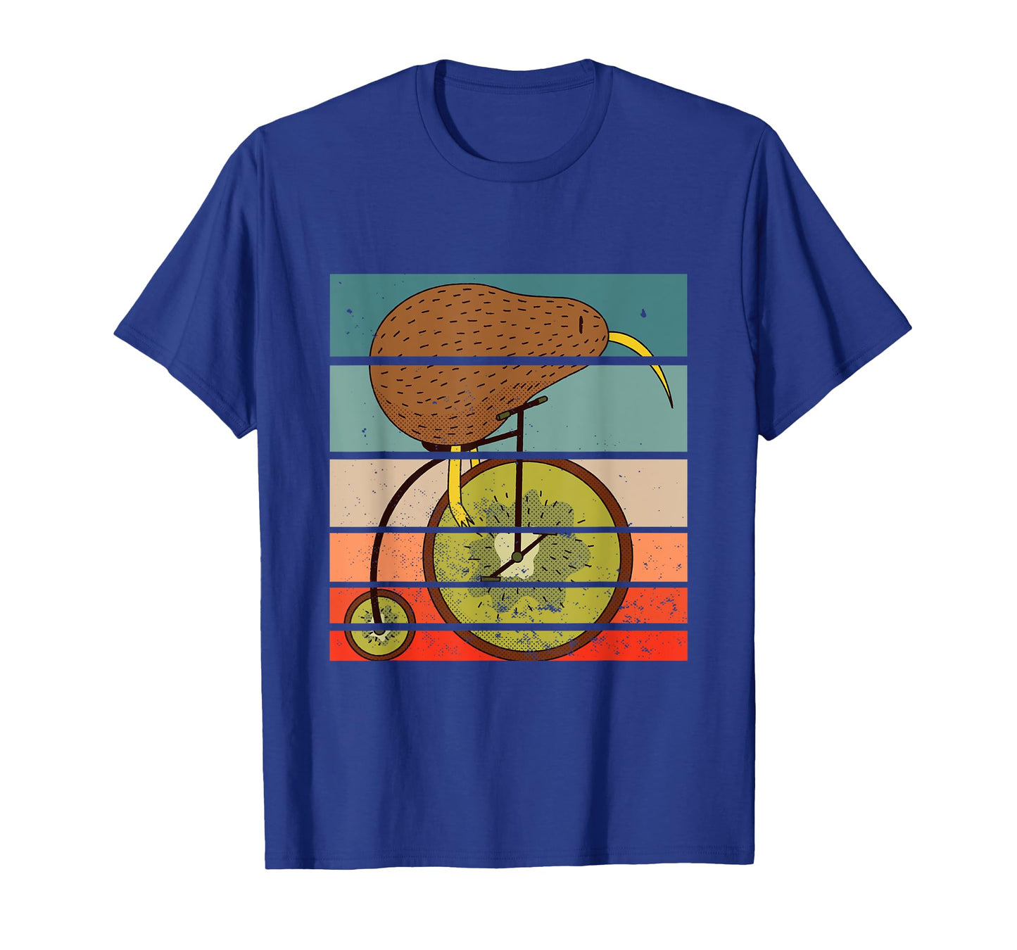 Kiwi Bird Bicycle Driving Cyclist Cycling Gift T-Shirt