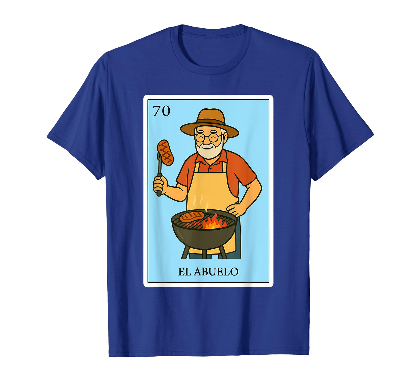 El Abuelo Parrillero Spanish-Mexican Bingo Gifts for Abuela T-Shirt