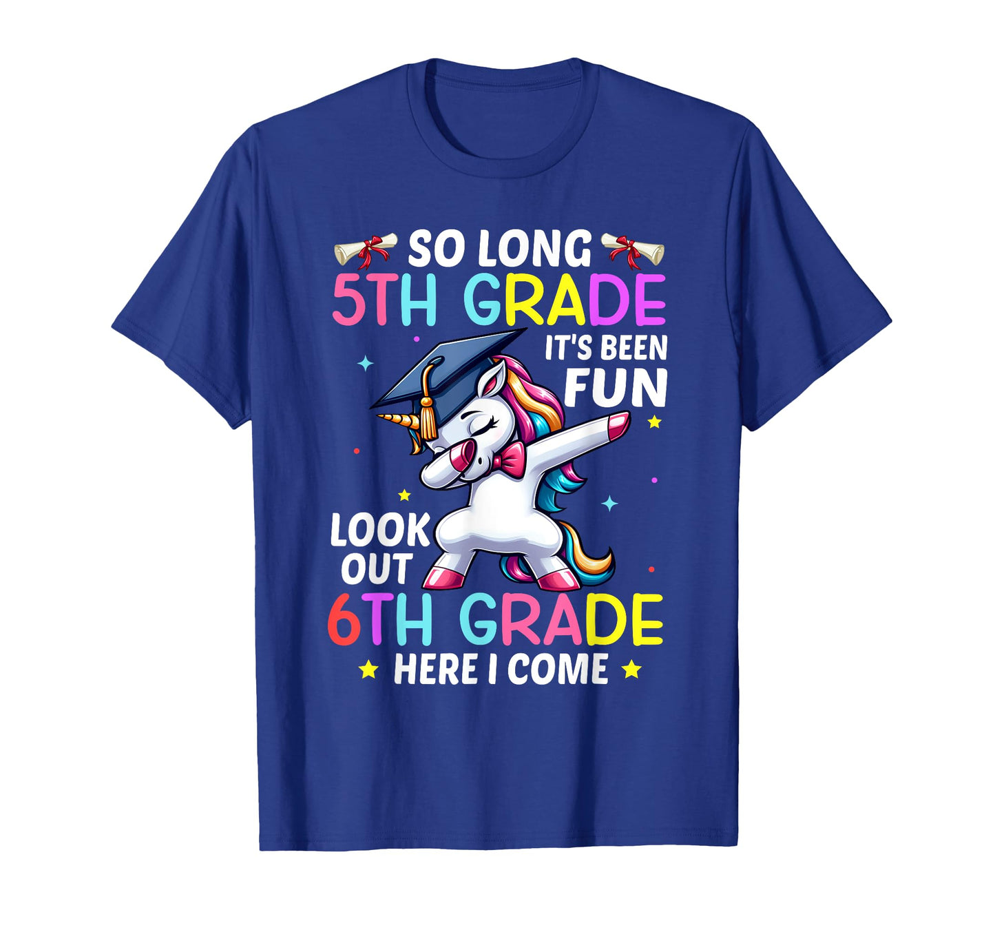 So Long 5th Grade Graduation 6th Grade Here I Come 2024 T-Shirt