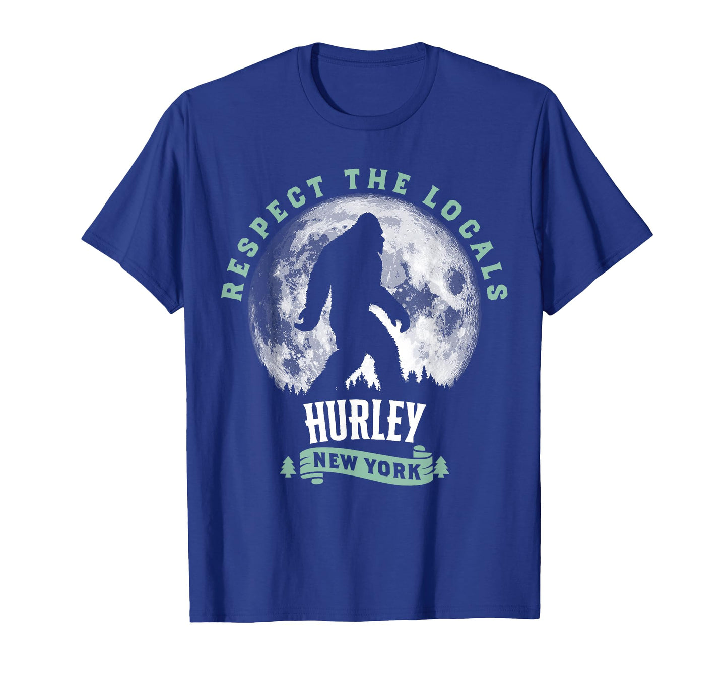 Hurley New York Respect The Locals Bigfoot Night Stroll T-Shirt