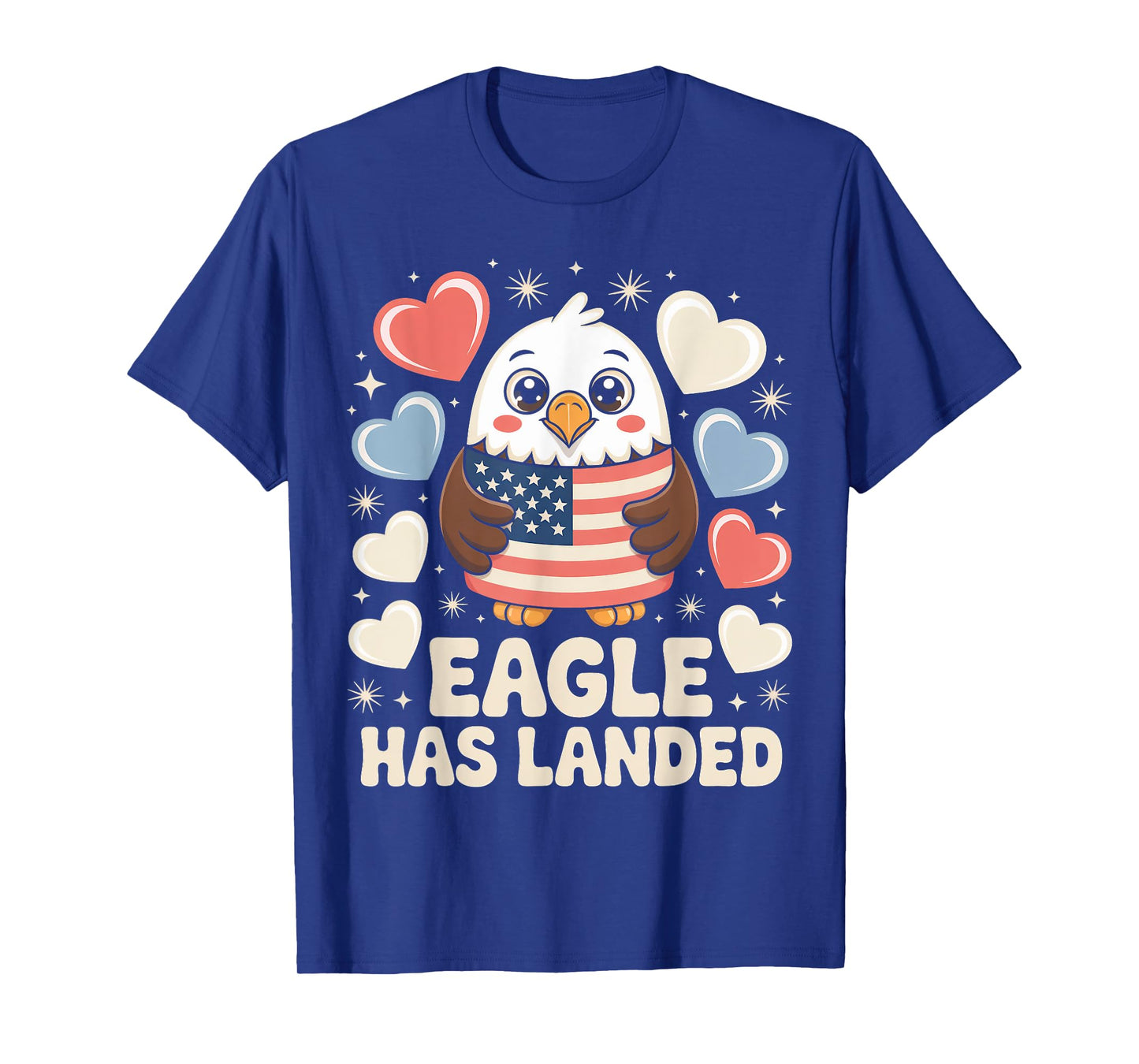 Eagle Has Landed Patriotic Fireworks 4th of July Eagle T-Shirt