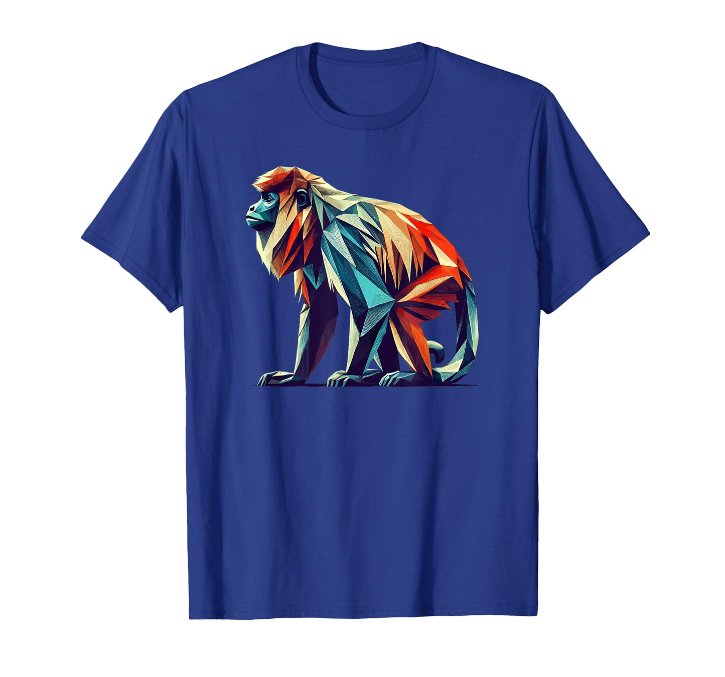Geometric Art Howler Monkey T-Shirt