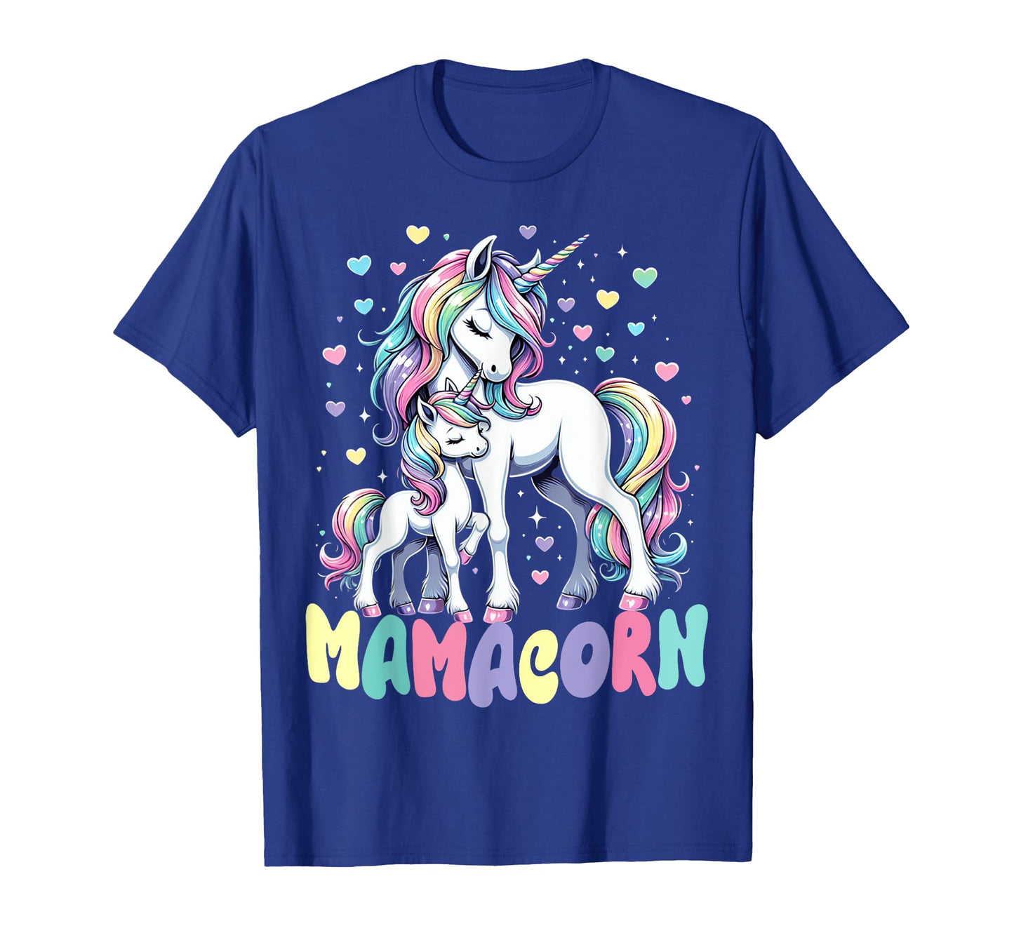 Funny Mamacorn Costume Mothers Day Unicorn Mom Women Mother T-Shirt