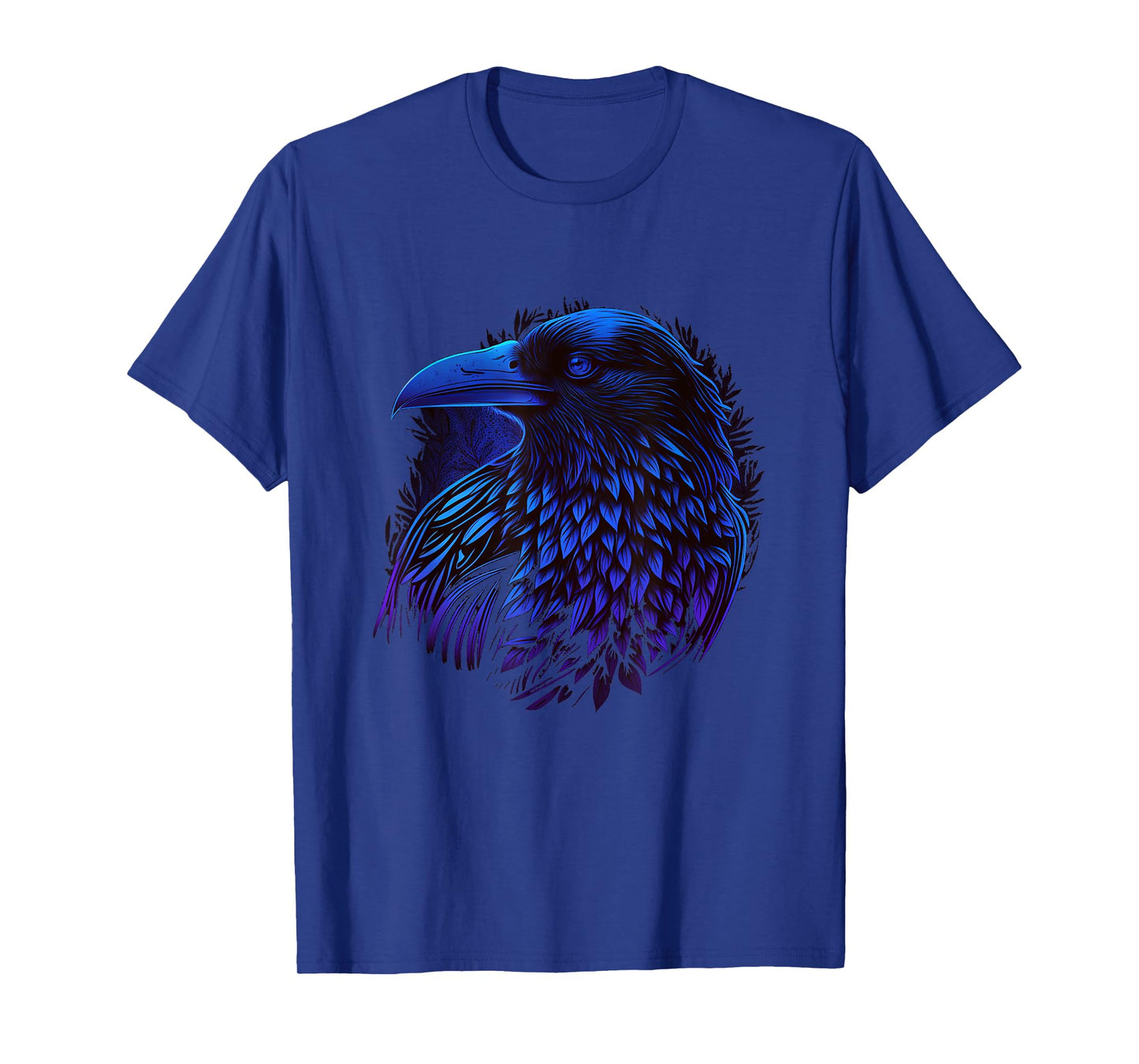 Raven Graphic Goth Black Crow T-Shirt