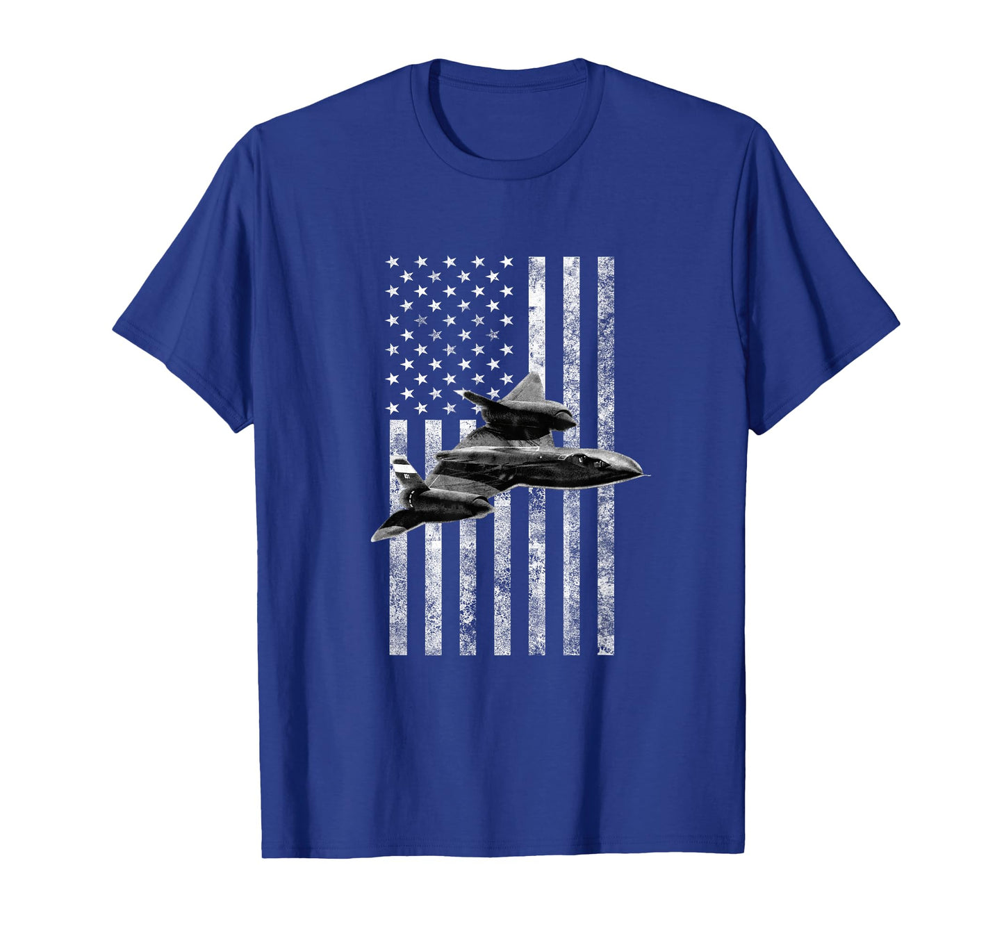 SR-71 Blackbird American USA Flag Tee - Military T-Shirt T-Shirt