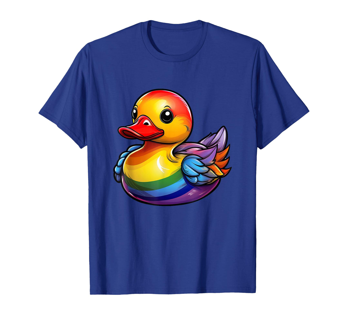 LGBTQ Pride Duck, Rainbow Rubber Ducky T-Shirt