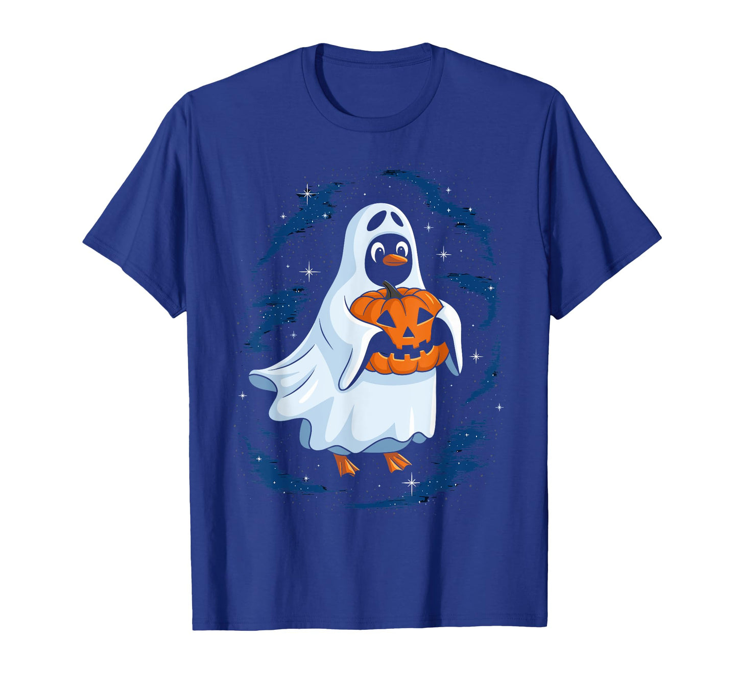 Funny Ghost Penguin Lovers Spooky Halloween Costume T-Shirt